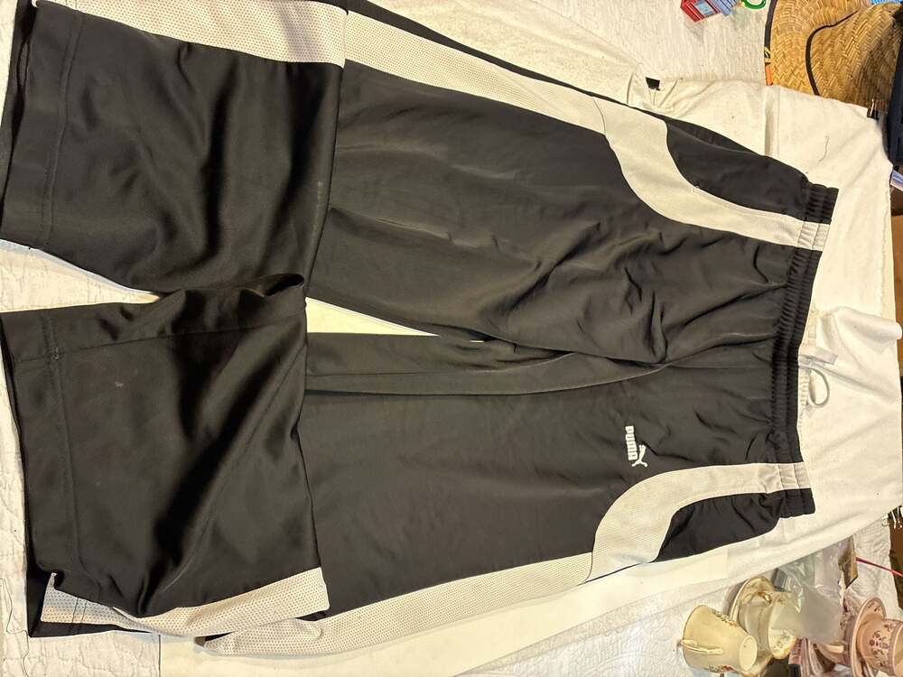 Puma Men's Athletic Mesh Contrast Training Shorts